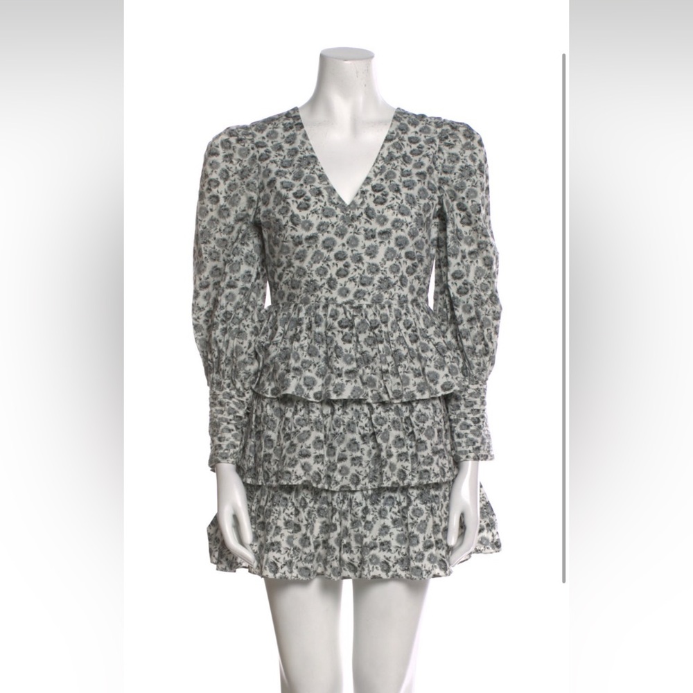 Love Shack Fancy Long Sleeve Mini Dress